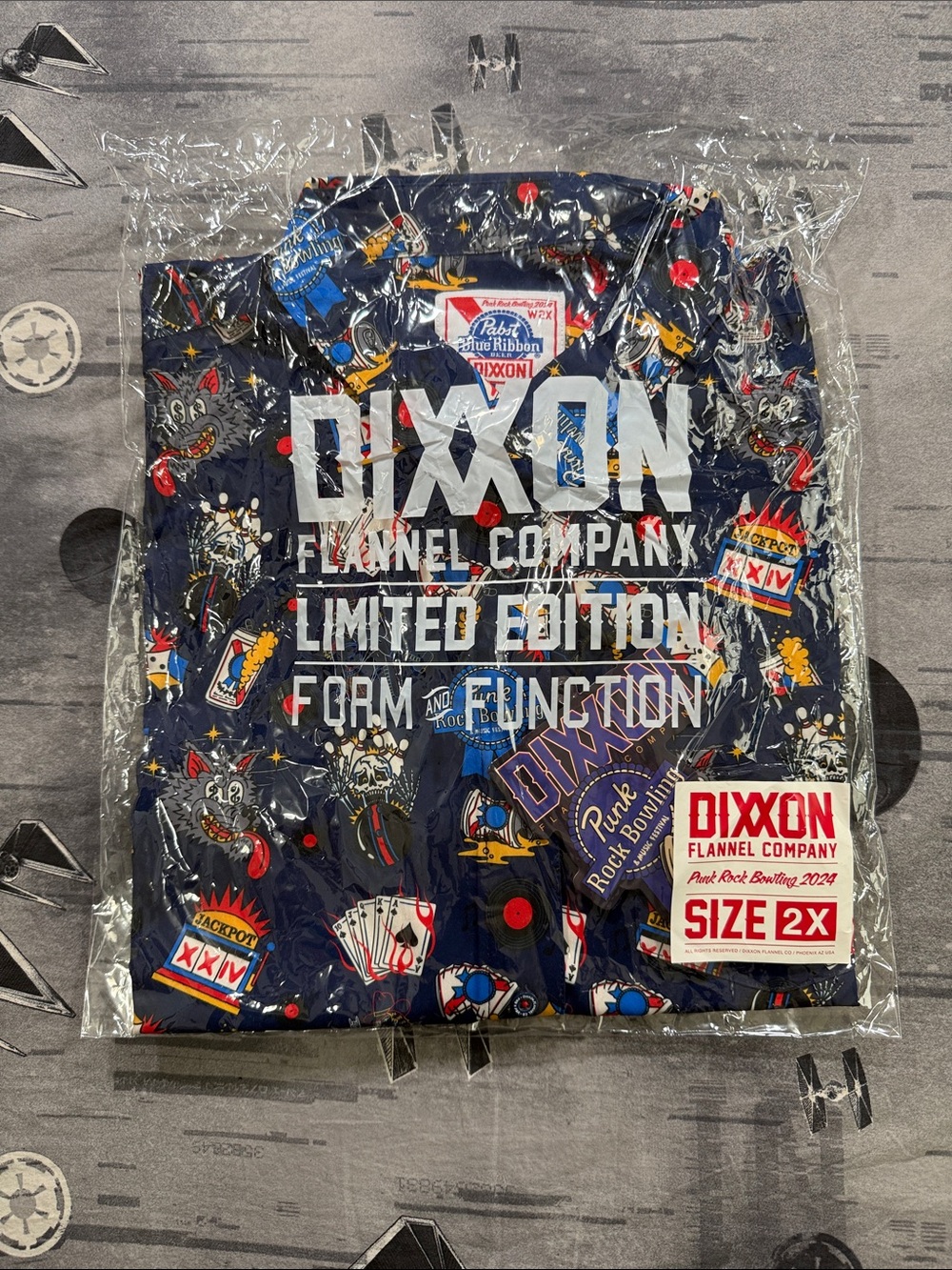 NIB DIXXON PUNK ROCK BOWLING 2024 SHORT SLEEVED BUTTON DOWN SHIRT SZ 2X